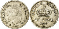 Frankreich 20 Centimes Münze, Napoleon III, Napoléon III, Bordeaux -