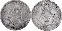 Frankreich 1/10 Écu vertugadin Louis XV, Bordeaux, reformed, Silber, S -