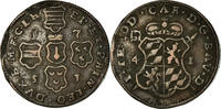 LIEGE 4 Liards Münze, John Theodore, Liege, S+, Kupfer, KM:159 -