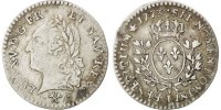 Frankreich 6 Sols, 1/20 ECU Münze, Louis XV, 1/20 Écu à la vieille tête (6 sols), 6 Sols -