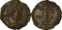 Nummus Münze, Valens, Lyon, SS+, Kupfer, RIC:12 -