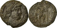 Nummus Münze, Valens, Aquileia, SS, Kupfer -