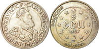 Belgien 5 Ecu Münze, VZ, Silber, KM:166 -