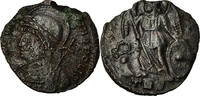 Nummus Münze, Constantinople, City Commemoratives, Trier, SS, Kupfer -