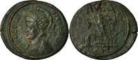 Nummus Münze, Constantinople, City Commemoratives, Lyon, S+, Kupfer -