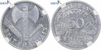 Frankreich 50 Centimes Bazor, Castelsarrasin, Aluminium, GENI -