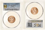 Frankreich 20 Francs 1907 Paris Münze, Marianne, Paris, PCGS, MS65, STGL, Gold