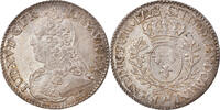 Frankreich 24 Sols, 1/5 ECU Münze, Louis XV, 1/5 Écu aux branches d'olivier -