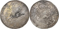 Niederlande Ducaton, Silver Rider Münze, OVERYSSEL, SS+, Silber, KM:80 -