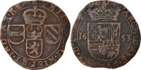 Spanische Niederlande Liard, 12 Mites Münze, TOURNAI, Philip IV -