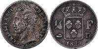 Frankreich 1/4 Franc Charles X, Lyon, Silber, SS+, Gadoury:353, KM:722.4 -