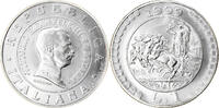 Italien Lira Münze, Rome, Proof, STGL, Silber, KM:205 -