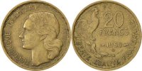 Frankreich 20 Francs Münze, Guiraud, Beaumont le Roger, S+ -