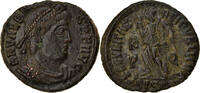 Nummus Münze, Valens, Siscia, SS+, Kupfer, RIC:15b -