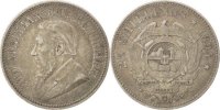 Südafrika 2-1/2 Shillings Münze, SS, Silber, KM:7 -