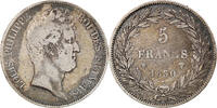 Frankreich 5 Francs Münze, Louis-Philippe, Lille, S, Silber, KM:737.4 -