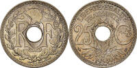 Frankreich 25 Centimes Münze, Lindauer, Paris, STGL, Nickel-Bronze -
