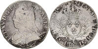 Frankreich 24 Sols, 1/5 ECU Münze, Louis XV, 1/5 Écu aux branches d'olivier -