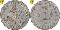 Frankreich Double Sol Louis XV, Strasbourg, Billon, PCGS -