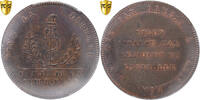 Frankreich Essai de 2 sols au bonnet Bronze, PCGS, Mazard:377 -