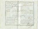 Frankreich Traite Colonies, Isle de France, 7000 Livres, Expédition de -