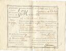 Frankreich Traite Colonies, Isle de France, 10000 Livres, Expédition de -