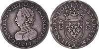 Frankreich 1/2 Teston Münze, Charles IX, Piéfort, Paris, SS, Silber -
