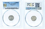 Dänemark 3 Rigsbankskilling Frederik VI, Altona, Silber, PCGS -
