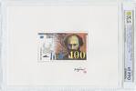 Frankreich 100 Francs Cézanne, Undated (1995), Mock-Up, graded, PCGS -