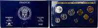 Frankreich Coffret 1 c. à 10 frs. MDP, série FDC, STGL -