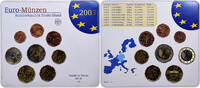 Deutschland Set 1 ct. - 2 Euro BU, Berlin, STGL -