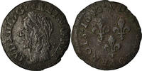 Frankreich Double Tournois Münze, Louis XIII, Double tournois de Warin, tête à gauche -