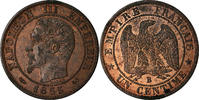 Frankreich Centime Münze, Napoleon III, Napoléon III, Rouen, VZ -