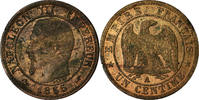 Frankreich Centime Münze, Napoleon III, Napoléon III, Paris, VZ+ -