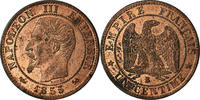 Frankreich Centime Münze, Napoleon III, Napoléon III, Rouen, VZ+ -