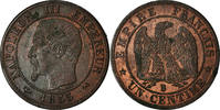 Frankreich Centime Münze, Napoleon III, Napoléon III, Rouen, VZ -