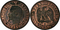 Frankreich Centime Münze, Napoleon III, Napoléon III, Rouen, VZ -