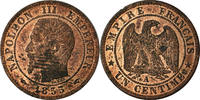Frankreich Centime Münze, Napoleon III, Napoléon III, Paris, VZ+ -