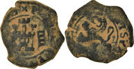 Spanien 4 maravedis Münze, Philip III, S, Kupfer -