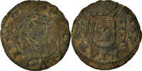 Spanien 4 maravedis Münze, Philip IV, Madrid, S, Kupfer -