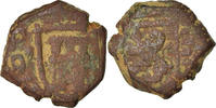Spanien 2 Maravedis Münze, Charles II, Coruna, SGE+, Kupfer -