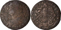 Frankreich 1792 B Münze, Louis XVI, 2 sols françois, Rouen, S, Bronze