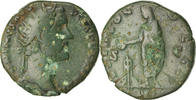 Dupondius Münze, Antoninus Pius, Rome, S, Bronze, RIC:1020 -