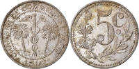 Algeria 5 Centimes Münze, SS, Aluminium, Elie:10.3 -