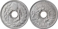 Frankreich 25 Centimes Münze, Lindauer, UNZ, Copper-nickel, KM:867a -