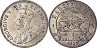 EAST AFRICA Shilling Münze, George V, VZ+, Silber, KM:21 -