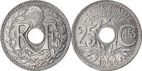 Frankreich 25 Centimes Münze, Lindauer, Paris, STGL, Copper-nickel -
