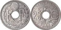 Frankreich 25 Centimes Münze, Lindauer, Paris, UNZ, Copper-nickel -