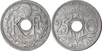 Frankreich 25 Centimes Münze, Lindauer, Paris, UNZ, Copper-nickel -
