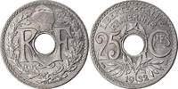 Frankreich 25 Centimes Münze, Lindauer, Paris, STGL, Copper-nickel -